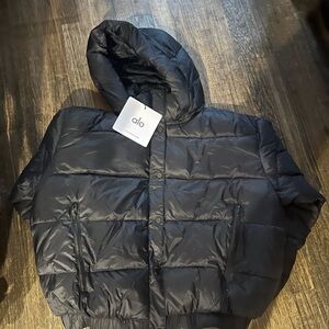 Black Bomber Jacket size L NWT